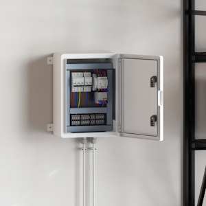 Nadzorna omara Siva 37 x 16,5 x 40 cm ABS plastika