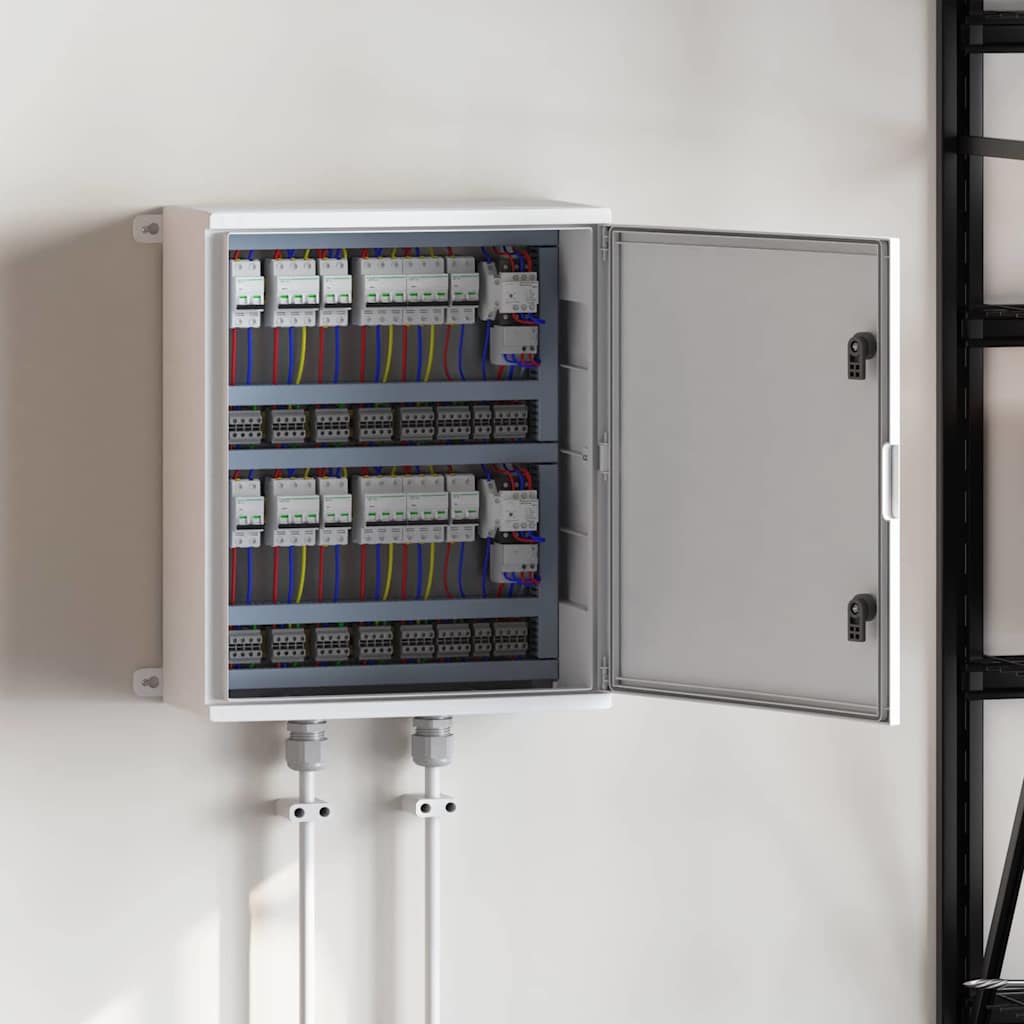 vidaXL Cabinet de Control Gri 50 x 23 x 60 cm Plastic