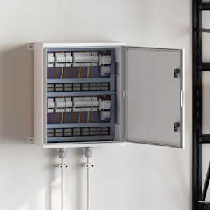 Nadzorna omara Siva 57 x 23 x 60 cm ABS plastika