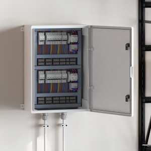 Nadzorna omara Siva 57 x 24,5 x 70 cm ABS plastika