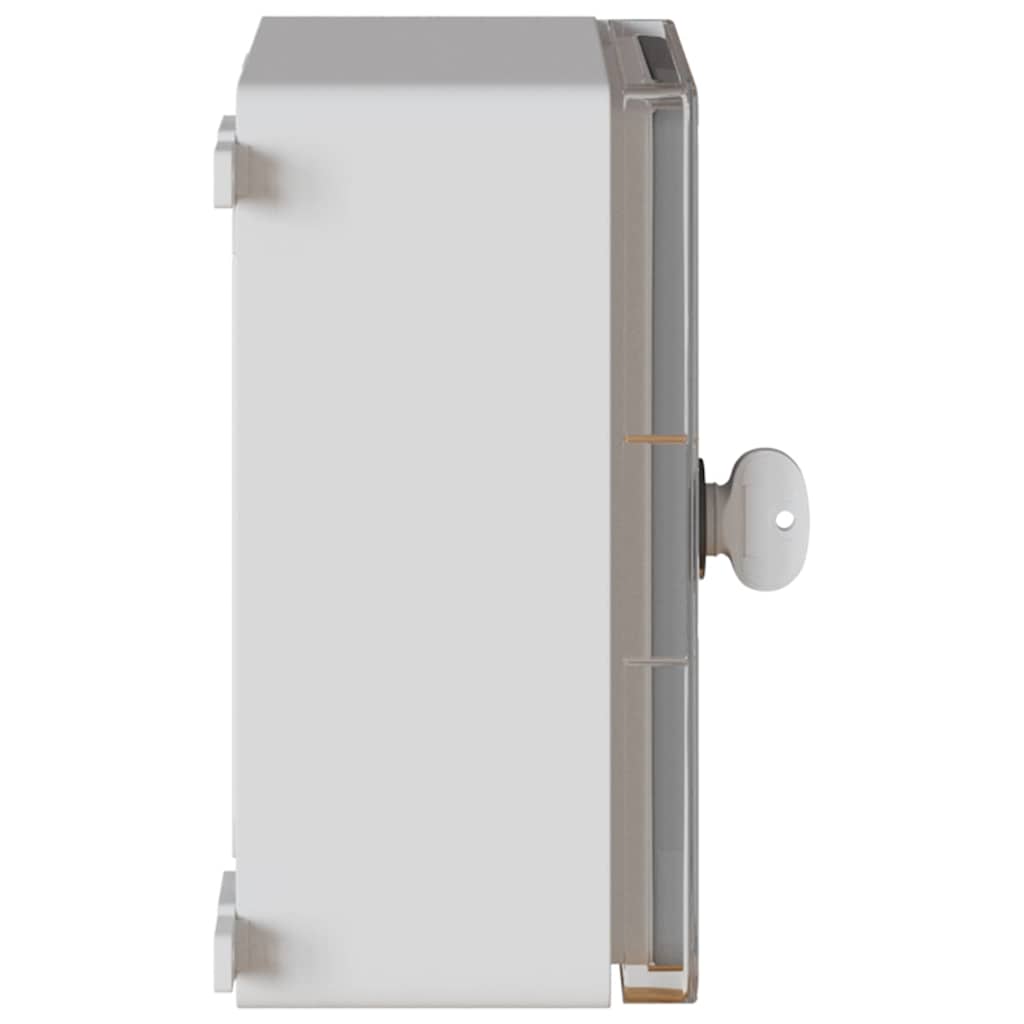 Vezérlőszekrény Szürke 18 x 13 x 24 cm ABS Műanyag 