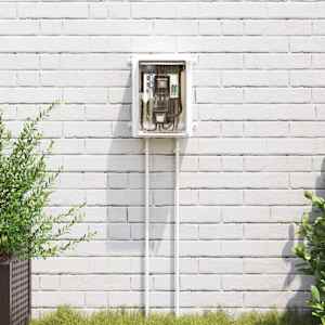 Nadzorna omara Siva 28 x 13 x 28 cm ABS plastika