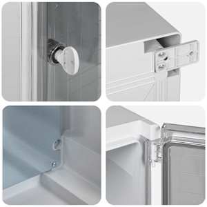 Ovládací skříň Šedá 32 x 13 x 33 cm ABS plast - obrázek 8