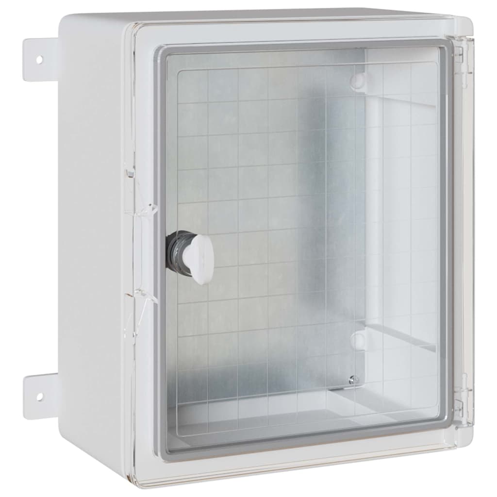 vidaXL Ovládací kabinet Sivá 30 x 16,5 x 35 cm ABS plast