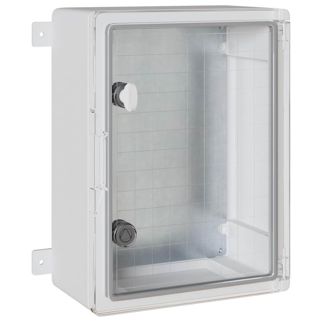 vidaXL Ovládací kabinet Sivá 30 x 19,5 x 40 cm ABS plast