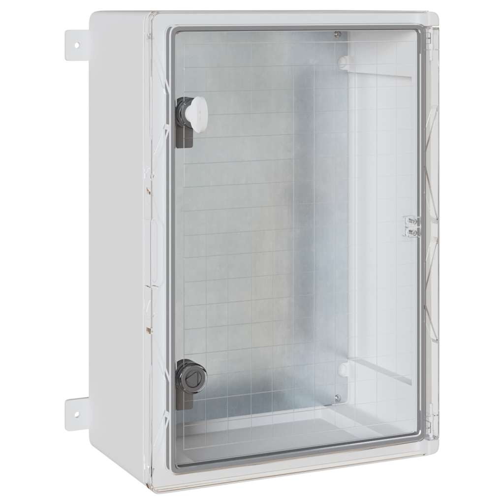 vidaXL Ovládací kabinet Sivá 35 x 19,5 x 50 cm ABS plast