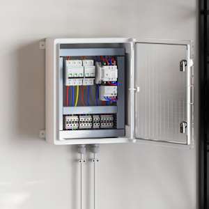 Nadzorna omara Siva 47 x 17,5 x 50 cm ABS plastika