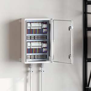 Nadzorna omara Siva 47 x 20 x 50 cm ABS plastika