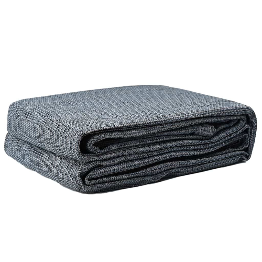 Koberce do stanu Modrý a šedý 250 x 250 cm Polyethylen - obrázek 2