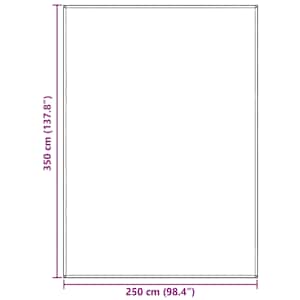 Koberce do stanu Modrý a šedý 350 x 250 cm Polyethylen - obrázek 9