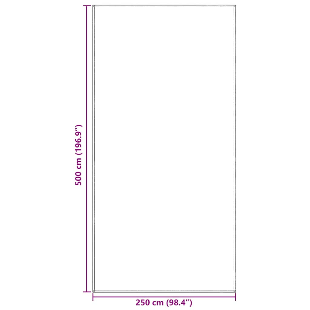 Koberce do stanu Modrý a šedý 500 x 250 cm Polyethylen - obrázek 9