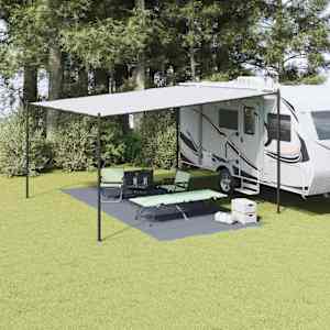 Koberce do stanu Modrý a šedý 550 x 250 cm Polyethylen - obrázek 1