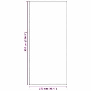 Koberce do stanu Modrý a šedý 550 x 250 cm Polyethylen - obrázek 9