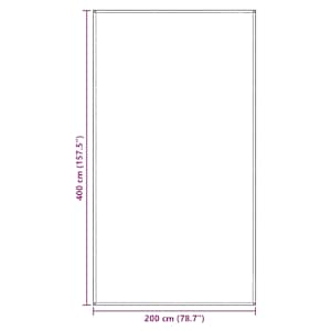 Koberce do stanu Světle šedá 400 x 200 cm Polyethylen - obrázek 9