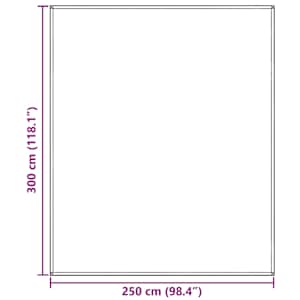 Koberce do stanu Světle šedá 300 x 250 cm Polyethylen - obrázek 9