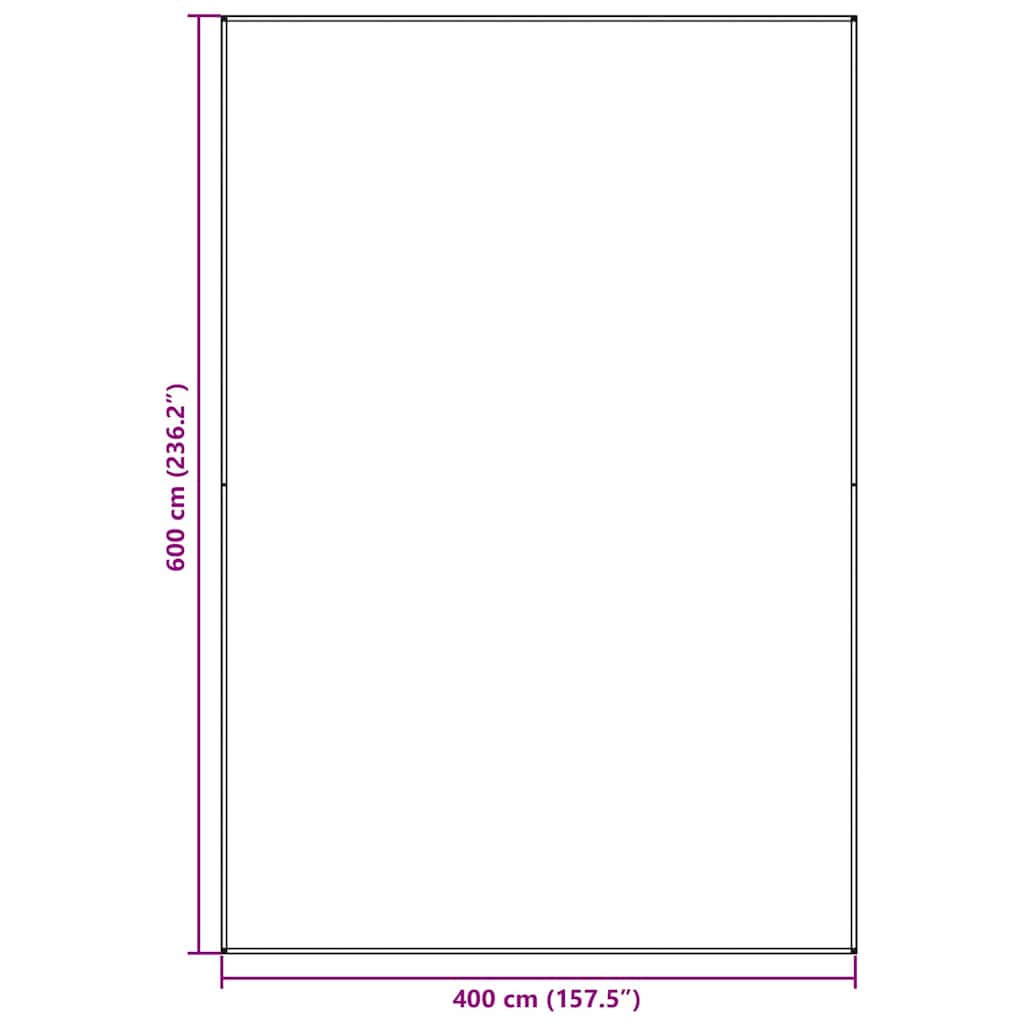 Preproga za šotor Svetlo siva 600 x 400 cm Polietilen - slika 9