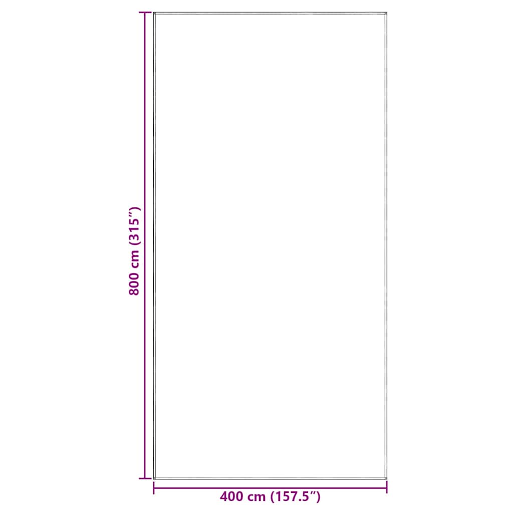 Preproga za šotor Svetlo siva 800 x 400 cm Polietilen - slika 9