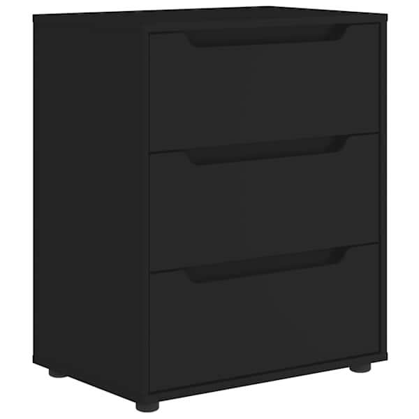 vidaXL Puhvetkapp "VISNES" Must 60x40x73 cm Engineered Wood