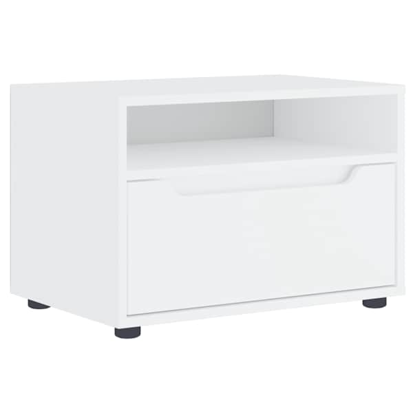 vidaXL TV Kapp "VISNES" Valge 60x40x38 cm tehispuit