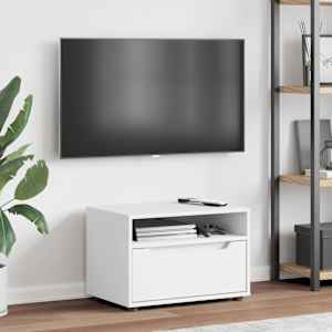 TV skříňka VISNES bílý 60x40x38 cm kompozitní dřevo - obrázek 4
