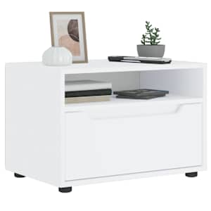 TV skříňka VISNES bílý 60x40x38 cm kompozitní dřevo
