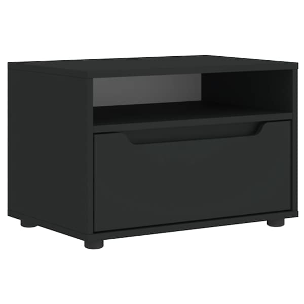 vidaXL TV Kapp "VISNES" Must 60x40x38 cm tehispuit