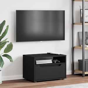 TV skříňka VISNES černý 60x40x38 cm kompozitní dřevo - obrázek 3