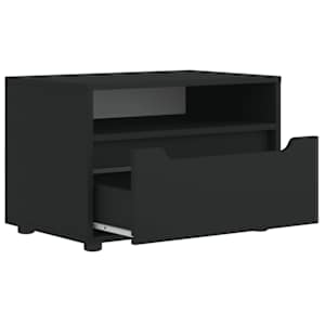 TV skříňka VISNES černý 60x40x38 cm kompozitní dřevo - obrázek 6