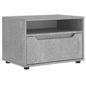 TV skříňka VISNES betonově šedá 60x40x38 cm kompozitní dřevo - obrázek 2