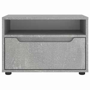 TV skříňka VISNES betonově šedá 60x40x38 cm kompozitní dřevo - obrázek 5