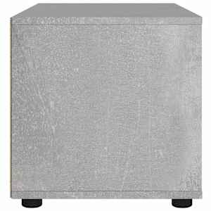 TV skříňka VISNES betonově šedá 60x40x38 cm kompozitní dřevo - obrázek 7