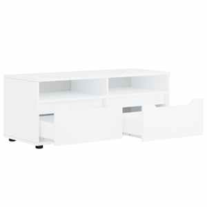 TV skříňka VISNES bílý 100x40x38 cm kompozitní dřevo - obrázek 6