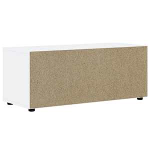 TV skříňka VISNES bílý 100x40x38 cm kompozitní dřevo - obrázek 8