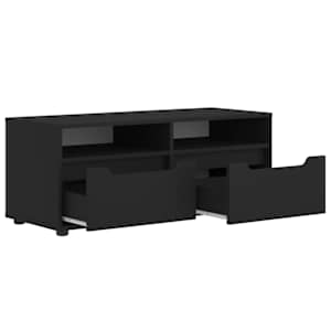 TV skříňka VISNES černý 100x40x38 cm kompozitní dřevo - obrázek 6
