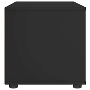 TV skříňka VISNES černý 100x40x38 cm kompozitní dřevo - obrázek 7