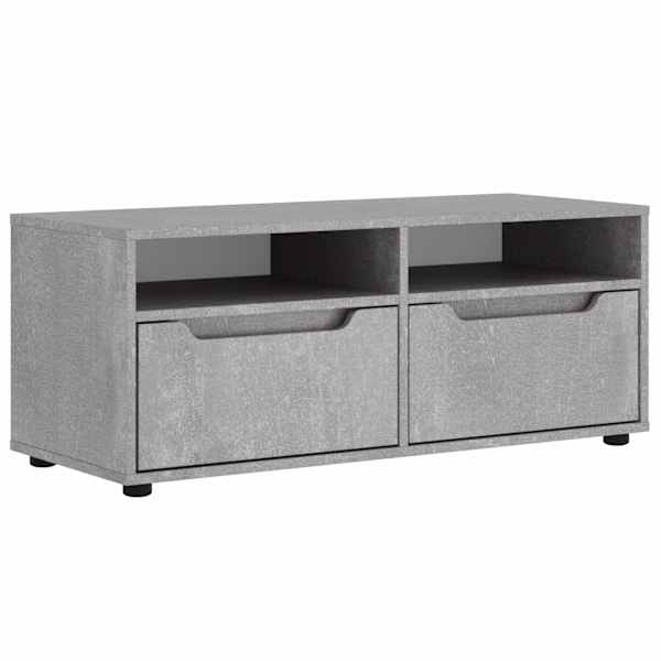 vidaXL telerikapp "VISNES" Betoonhall 100x40x38 cm insenerpuit