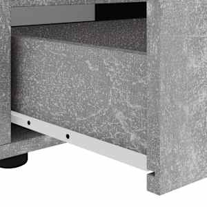 TV skříňka VISNES betonově šedá 100x40x38 cm kompozitní dřevo - obrázek 10