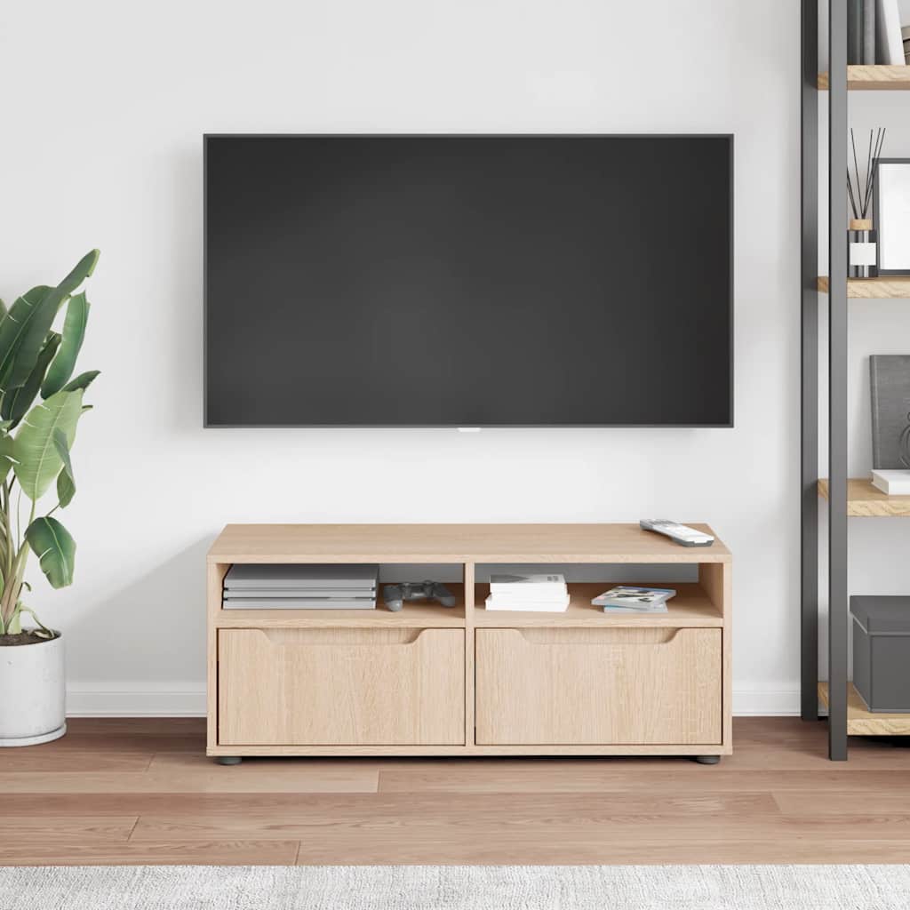 vidaXL Dulap TV „VISNES” Stejar Sonoma 100x40x38 cm lemn prelucrat