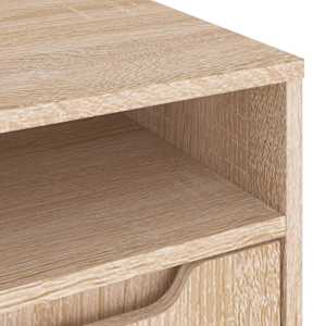 TV skříňka VISNES dub sonoma 100x40x38 cm kompozitní dřevo - obrázek 9