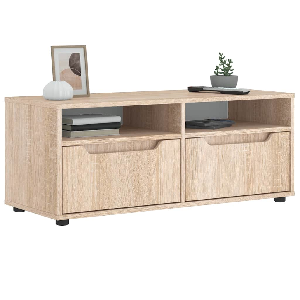 vidaXL TV-Schrank VISNES Sonoma-Eiche 100x40x38 cm Holzwerkstoff