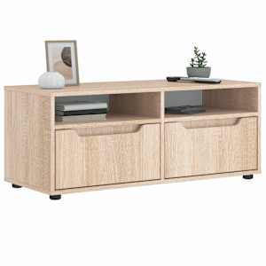 TV skříňka VISNES dub sonoma 100x40x38 cm kompozitní dřevo - obrázek 1
