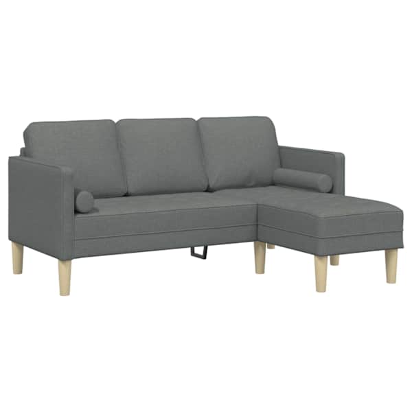 vidaXL Diivanikomplekt Tumehall 173 x 131 x 67 cm Pol&uuml;ester