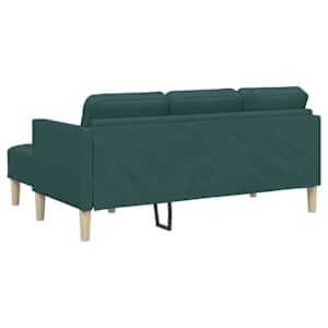 Set pohovek s polštářem Tmavě zelená Polyester - obrázek 6
