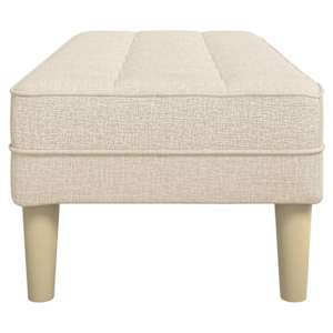 lavice s polštářem Tkanina 113 x 57 x 39 cm textil - obrázek 5