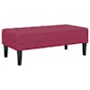 vidaXL pink padjaga Veinpunane 113 x 57 x 39 cm Samet