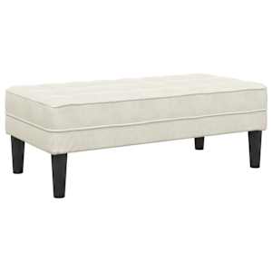 vidaXL pink padjaga cream 113 x 57 x 39 cm Samet