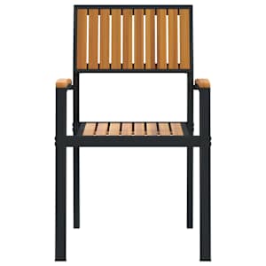 Skládací židle 4 pcs Hnědá 56 x 57 x 87 cm - obrázek 5