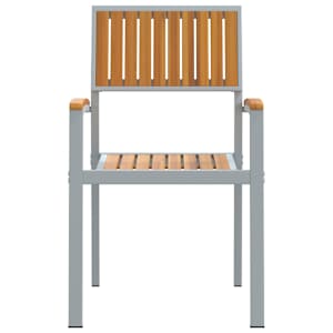 Skládací židle 2 pcs Hnědá 56 x 57 x 87 cm - obrázek 5
