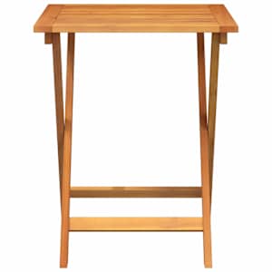 Zahradní stůl Přírodní 60 x 60 x 72 cm Masivní akátové dřevo - obrázek 4