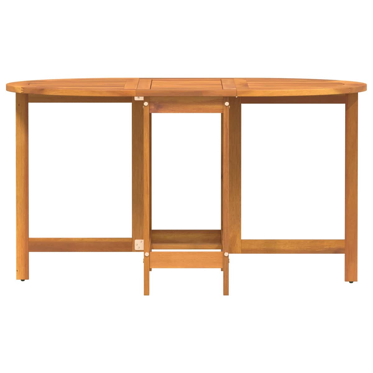 Havemøbel Bord Brun 110 x 60 x 72 cm Massivt Akacietræ - Billede 3